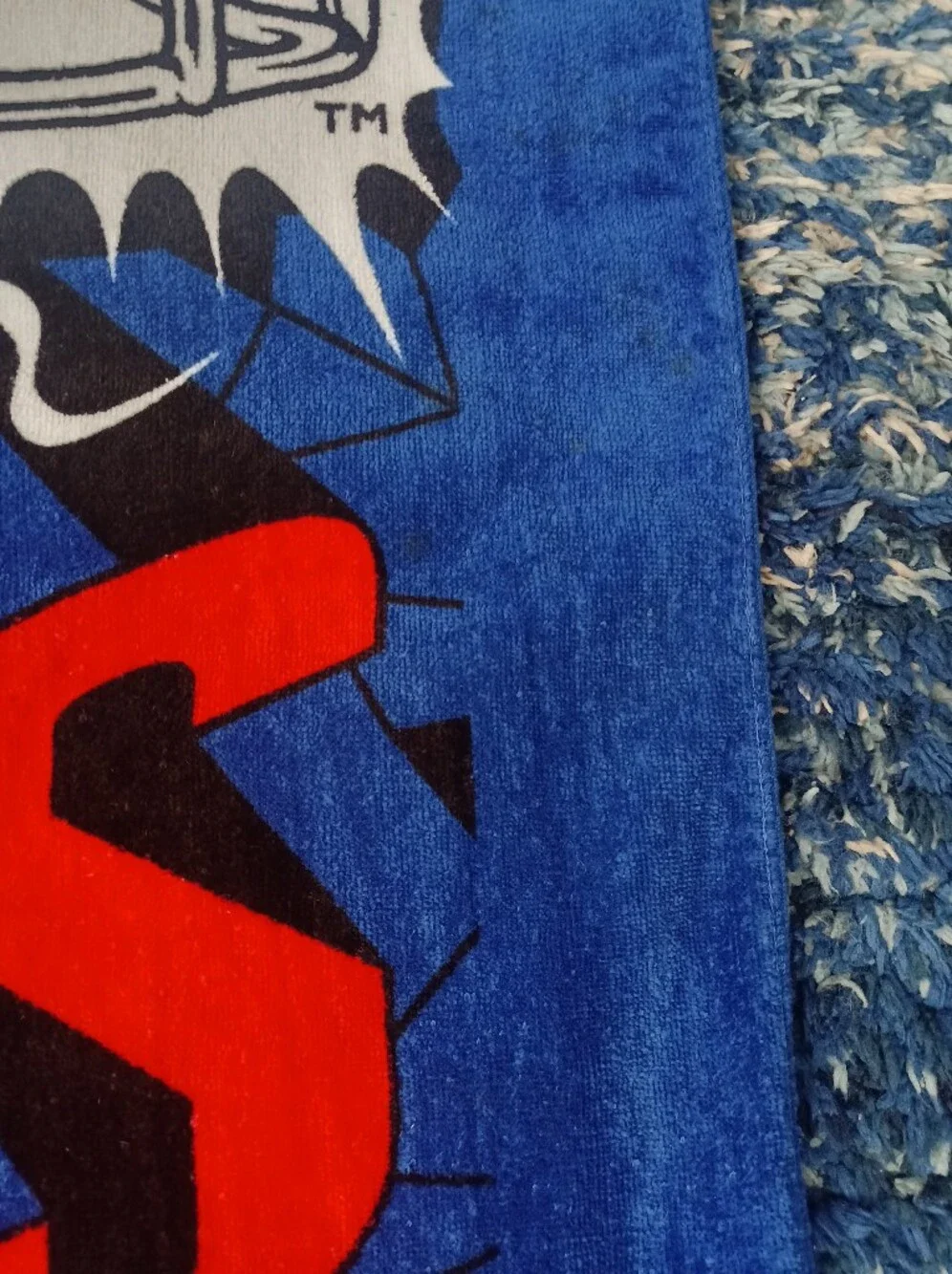 Vintage 90s 1998 Buffalo Bills Shockwave Beach Towel NFL  58